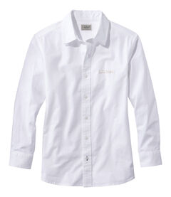 ジャパン・フィット　コンフォート・ストレッチ・シャンブレー・シャツ、長袖, , hi-res