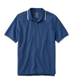 プレミアム・ダブル・エル・ポロシャツ、半袖　ティップド, , hi-res