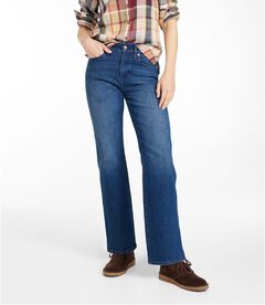 シグネチャー・オリジナル・ジーンズ、ハイライズ　ストレートレッグ, , hi-res