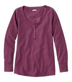 アンシュリンカブル・ミニワッフル・ティ、長袖　ヘンリー, , hi-res