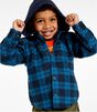 幼児・フリースラインド・フランネル・シャツ、フーディ