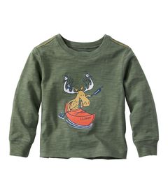 乳幼児・グラフィック・ティ、長袖　グローインザダーク, , hi-res