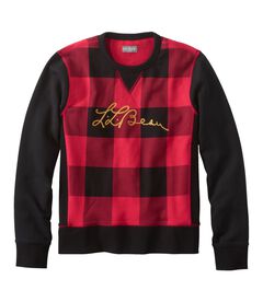 シグネチャー・ラギッド・クルーネック・スウェットシャツ、プリント, , hi-res