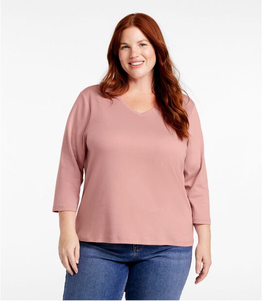 ウィメンズ エル エル ビーン ティ 7分丈袖 Vネック 通販 L L Bean公式オンラインストア