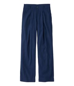 レイクサイド・リネンブレンド・パンツ、ワイド・ストレートレッグ, , hi-res