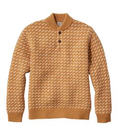 ビーンズ・クラシック・ラグ・ウール・セーター、ヘンリー　バーズアイ, , hi-res