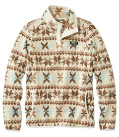 エル・エル・ビーン・セーター・フリース・プルオーバー、プリント, , hi-res