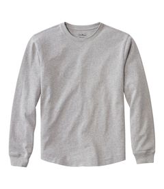 ビーンビルト・コットン・ティ、ポケットなし　長袖, , hi-res