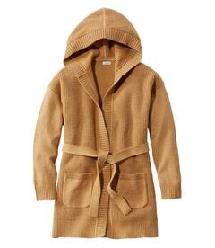 オールデイ・ワッフル・セーター、フード・ラップ・カーディガン, , hi-res