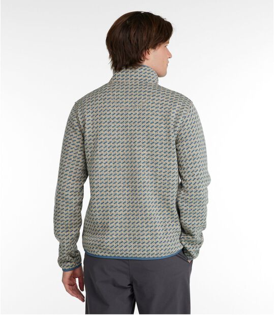 メンズ エル・エル・ビーン・セーター・フリース・プルオーバー、プリントMen's L.L.Bean Sweater Fleece Pullover, Print
