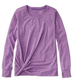 ベンチャーソフト・ツイストフロント・トップ、長袖, , hi-res