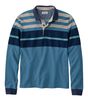 カスコ・ベイ・ラギッド・ポロシャツ、長袖　ストライプ