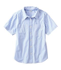 エッセンシャル・コットン・ポプリン・シャツ、半袖, , hi-res