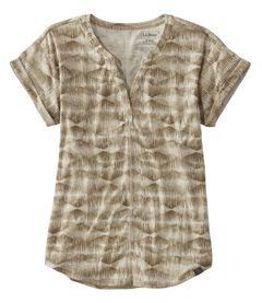 ストリームサイド・ティ、半袖　プリント, , hi-res