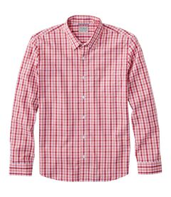 コンフォート・ストレッチ・パフォーマンス・シャツ、スライトリー・フィット　長袖　プラッド, , hi-res