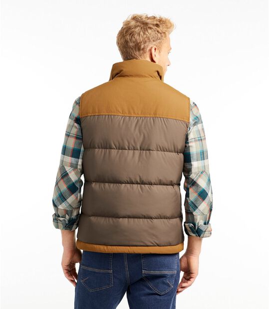 メンズ マウンテン クラシック ダウン ベスト カラー ブロック 通販 L L Bean公式オンラインストア