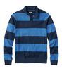 ビンテージ・ソフト・ラグビー、モックネック　ストライプ