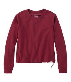 ベンチャーストレッチ・オットマンリブ・プルオーバー、クロップド, , hi-res