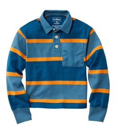 キッズ・ストライプ・ラグビー・シャツ, , hi-res