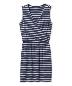 シグネチャー・スリーブレス・ニット・ドレス、ストライプ, , hi-res