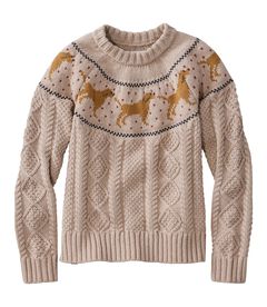 シグネチャー・コットン・フィッシャーマン・セーター、クルーネック　ノベルティ, , hi-res