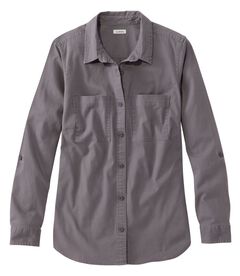 コンフォート・コットン/テンセル・シャツ、長袖, , hi-res