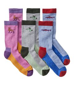 ウィケッド・ソフト・コットン・ソックス・アニマル・ギフト・セット、3足入り, , hi-res