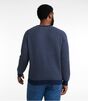 ウィケッド・ソフト・コットン/カシミヤ・セーター、クルーネック　インターシャ