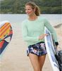 UPF 50+ ニット・ショーツ、プリント
