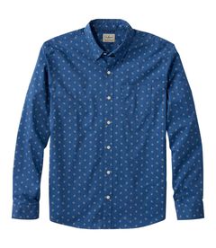 コンフォート・ストレッチ・パフォーマンス・シャツ、スライトリー・フィット　長袖　プリント, , hi-res