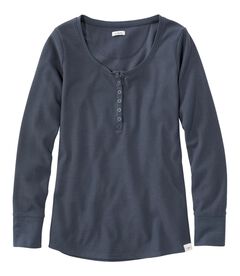 アンシュリンカブル・ミニワッフル・ティ、長袖　ヘンリー, , hi-res