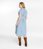 シグネチャー・プリーツ・ミディ・ドレス、シャンブレー