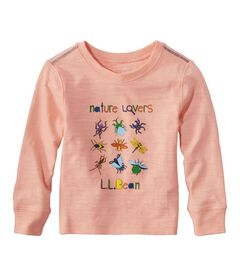 乳幼児・グラフィック・ティ、長袖　グローインザダーク, , hi-res