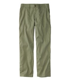 コンフォート・ストレッチ・コットン/リネン・パンツ、ハイライズ　アンクル, , hi-res