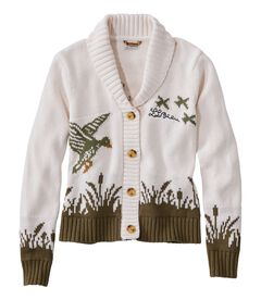 シグネチャー・オリジナル・コットン・セーター、ショール・カーディガン　ノベルティ, , hi-res