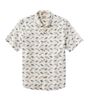 ストーンコースト・ヘンプ・シャツ、スライトリー・フィット　半袖　プリント