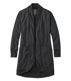 ソフトフレックス・ロング・オープン・カーディガン, , hi-res