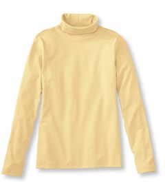 ピマ・コットン・ティ、タートルネック　長袖, , hi-res