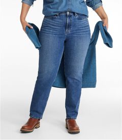 207 ビンテージ・ジーンズ、ハイライズ・ストレートレッグ, , hi-res