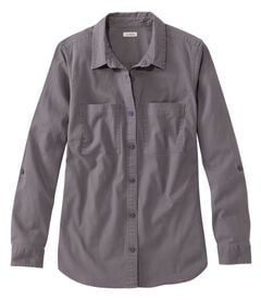 コンフォート・コットン/テンセル・シャツ、長袖, , hi-res