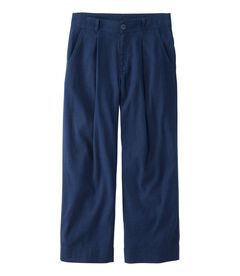 レイクサイド・リネンブレンド・パンツ、クロップド, , hi-res