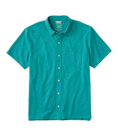 レイクウォッシュ・パフォーマンス・シャツ、ボタンフロント・シャツ　半袖, , hi-res