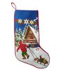 クリスマス・ニードルポイント・ストッキング