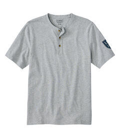 ジャパン・フィット　ケアフリー・アンシュリンカブル・ティ・ヘンリー・ウィズ・モチーフ、半袖, , hi-res