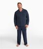 ビーンズ・コットン・ニット・パジャマ、ボタンフロント PJ セット