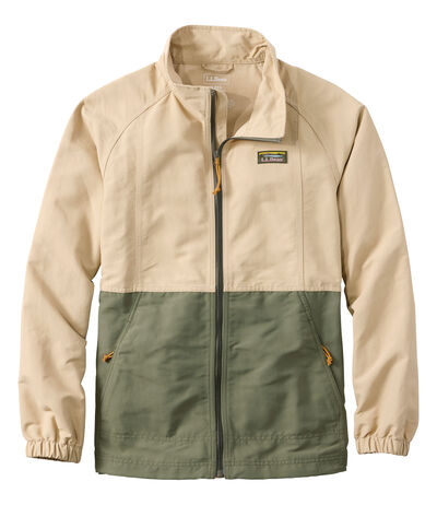 メンズ ジャパン・フィット　マウンテン・クラシック・スタンド・カラー・ジャケット、カラーブロック