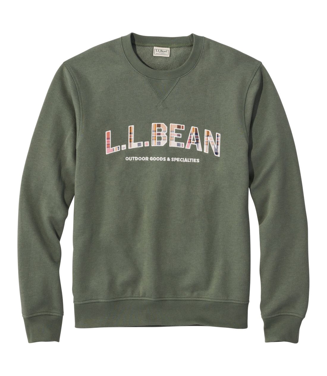 メンズ エッセンシャル・グラフィック・スウェットシャツ、クルーネック