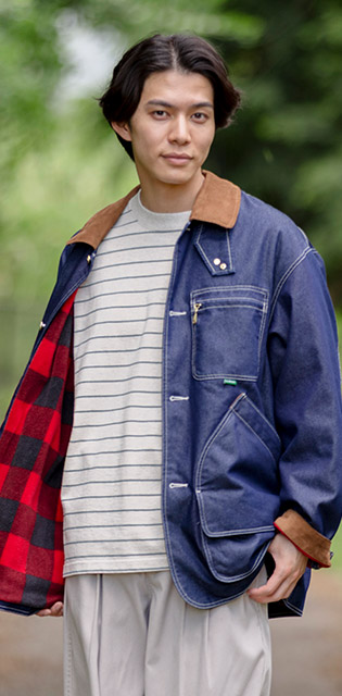 Men's Bean's Field Coat Fleece-Lined Indigo
