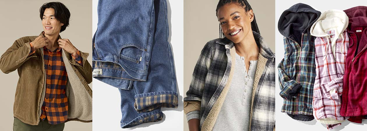 Lined Shirts & Bottoms Collection Lined Shirts & Bottoms Collection