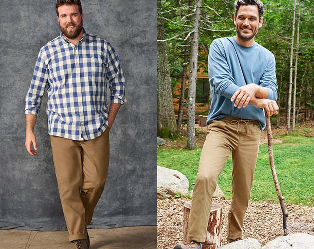 Men's Beanflex Canvas Pants ＆ Ripstop Pull-On Pants
